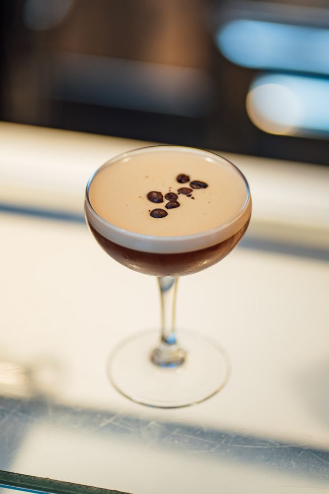 Espresso martini in piazza