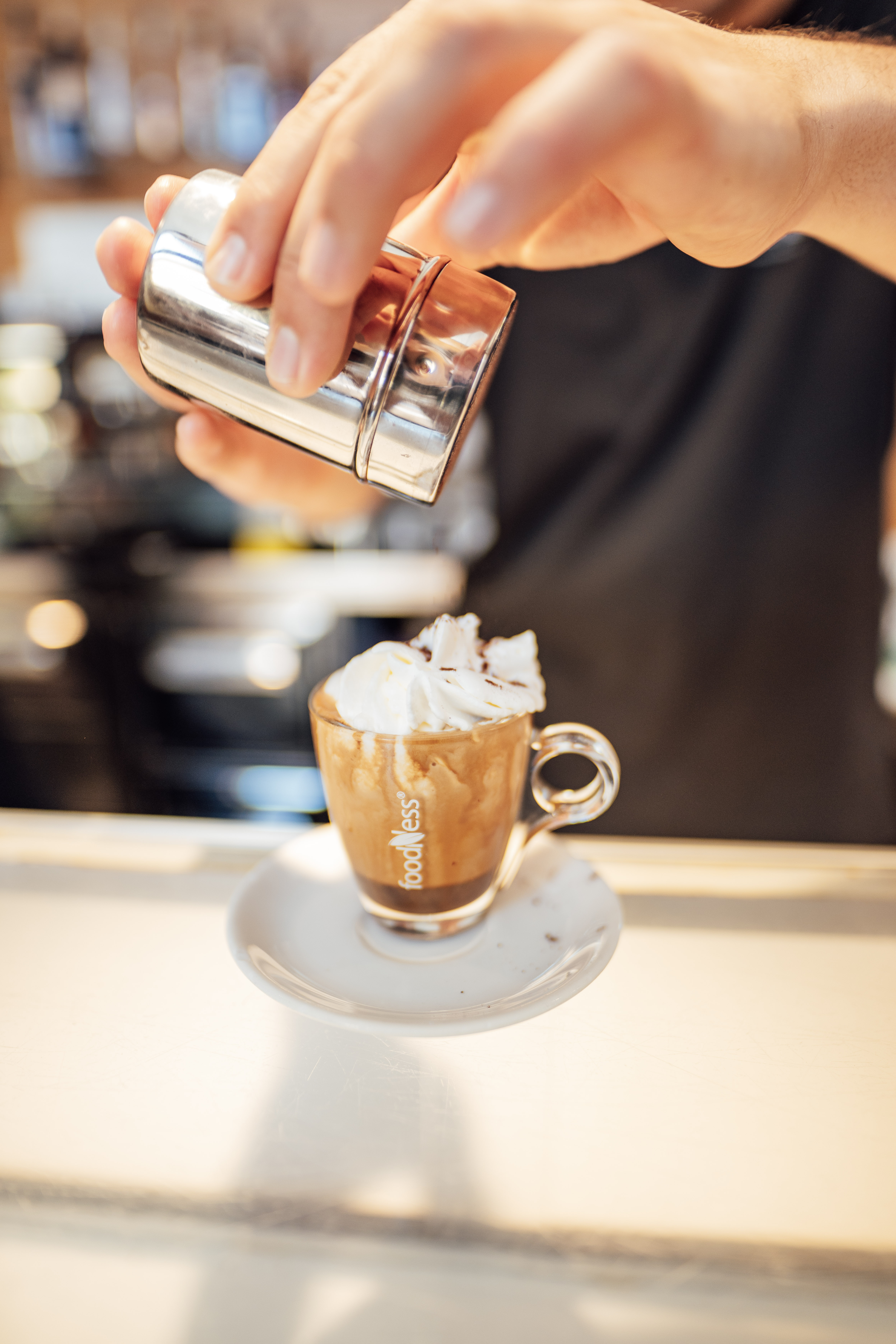 Caffè con panna