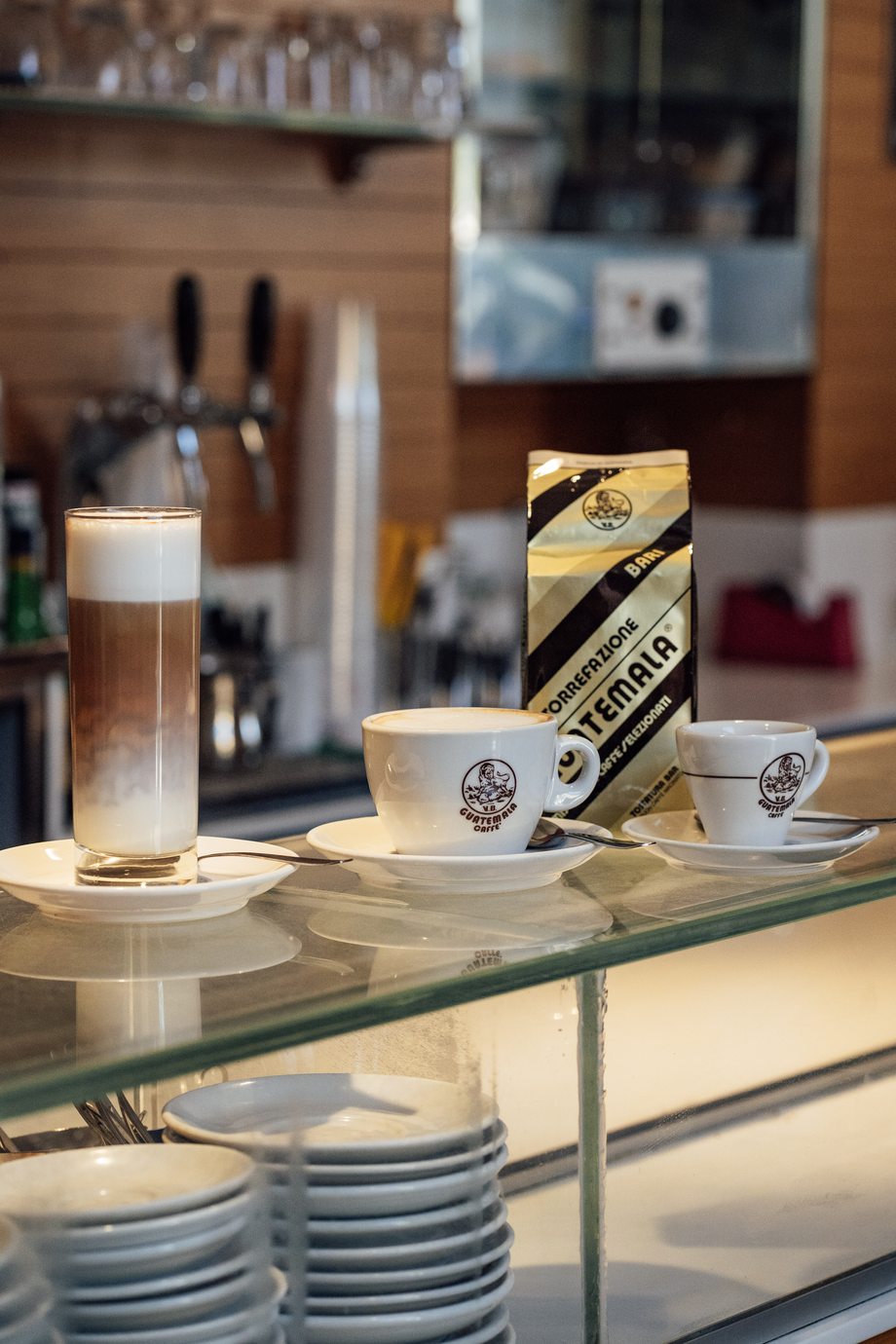 Caffè latte al Caffè Pace