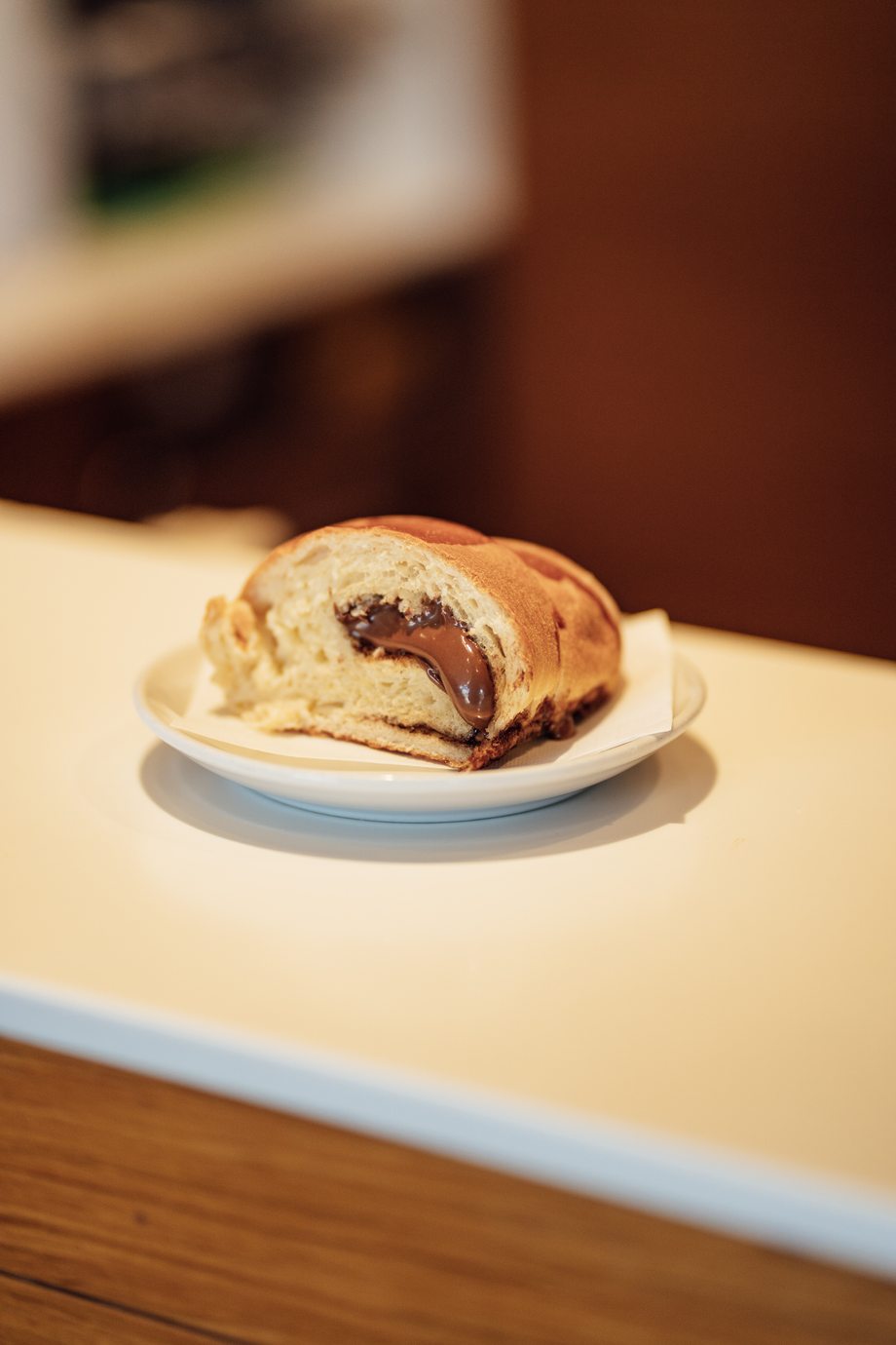 Il cornetto artigianale del Caffè Pace